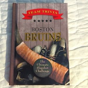 Boston Bruins Hardcover Trivia book